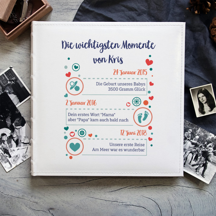 Wichtigste Momente - personalisiertes Fotoalbum